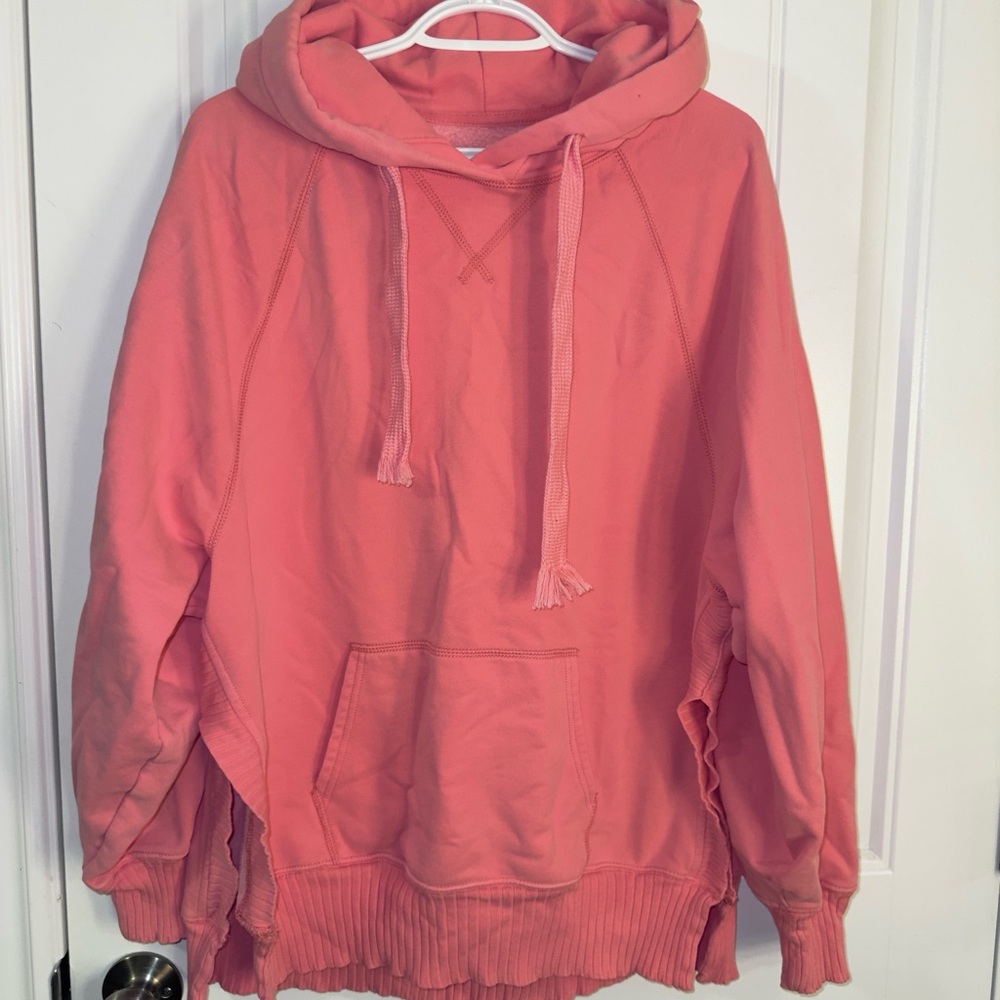 American Eagle Outfitters Coral Hoodie Sweater